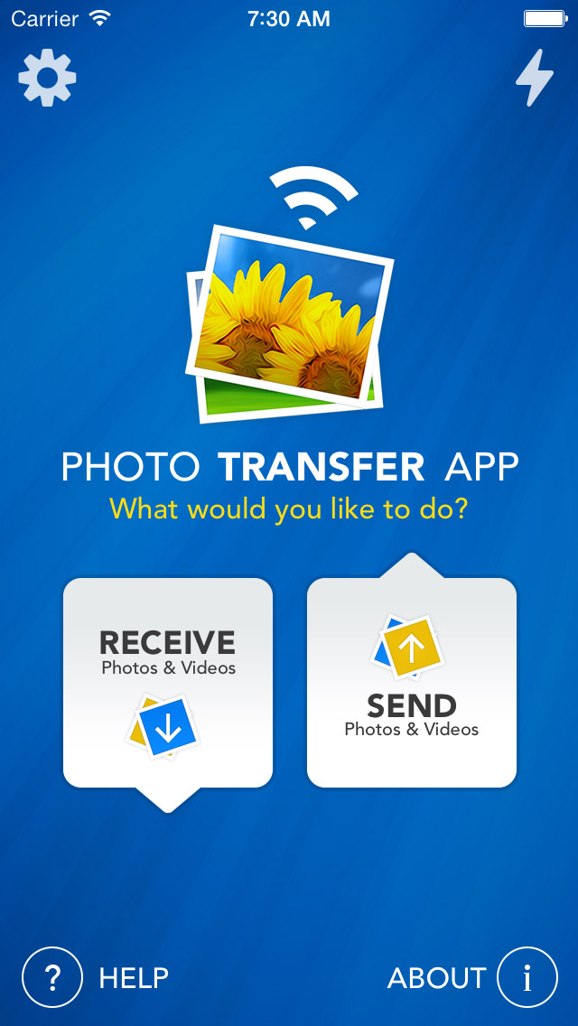 Photo Transfer App for iOS 7.1.1 full