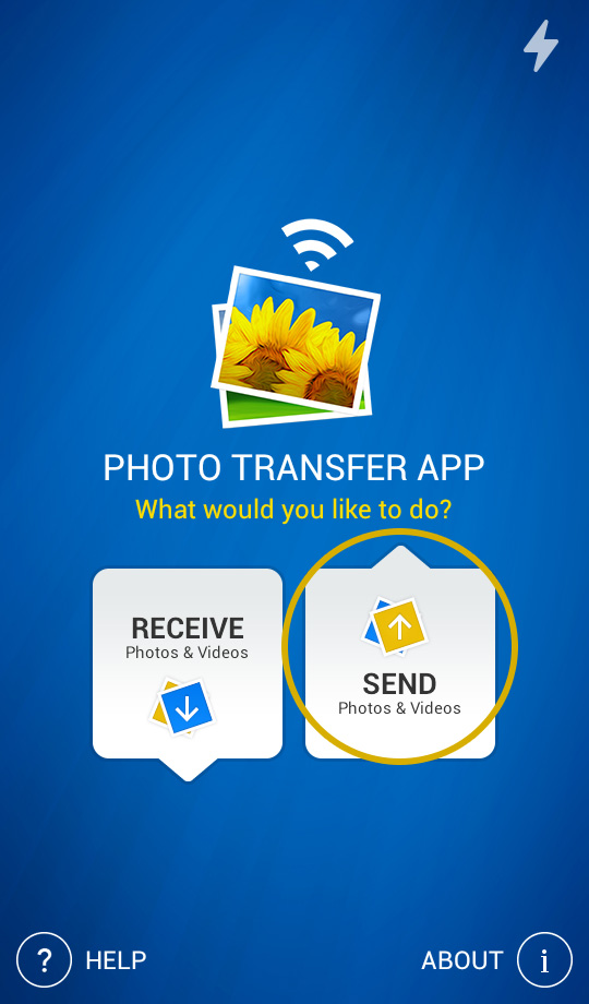 Transfer photos from Android to another Android or iDevice