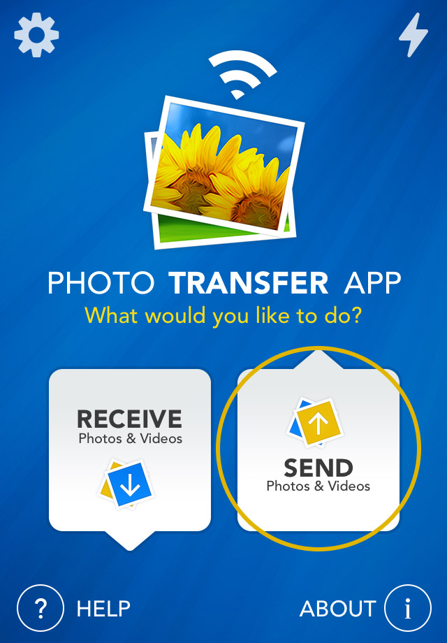 Photo Transfer App | iPhone Help Pages - Transfer from ...