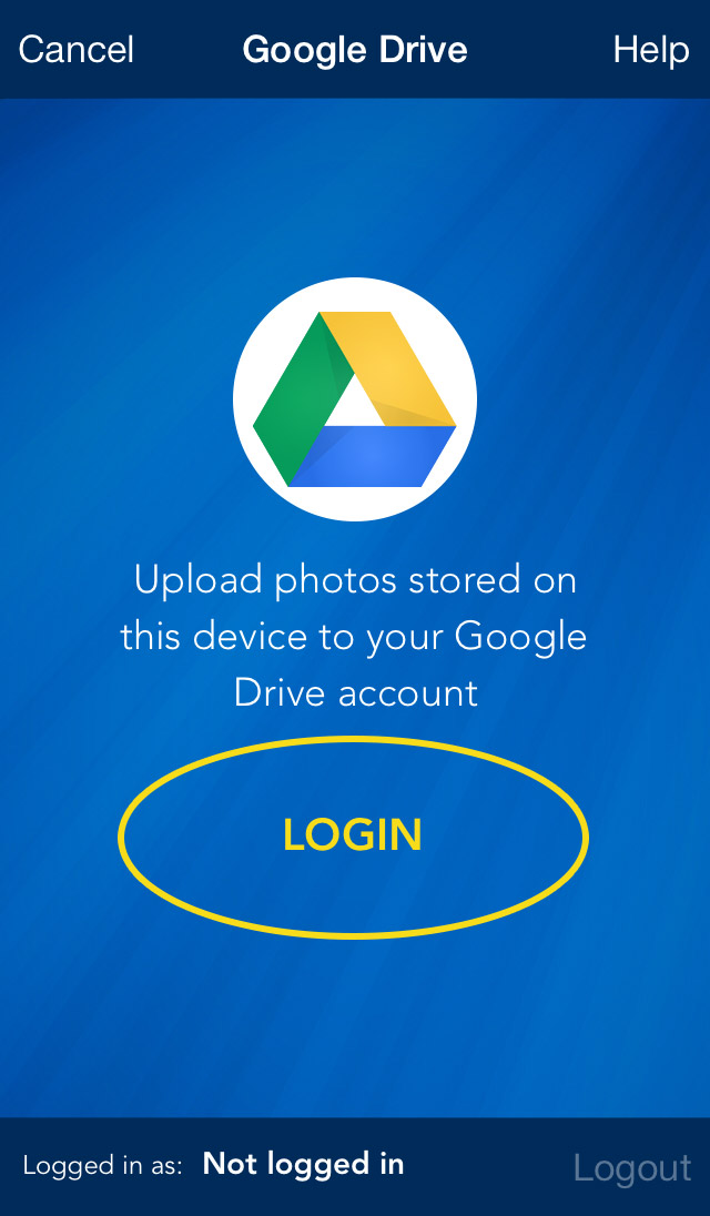 Photo Transfer App  Google Drive Plugin - How to Login to Google Drive  using Photo Transfer App Plugin