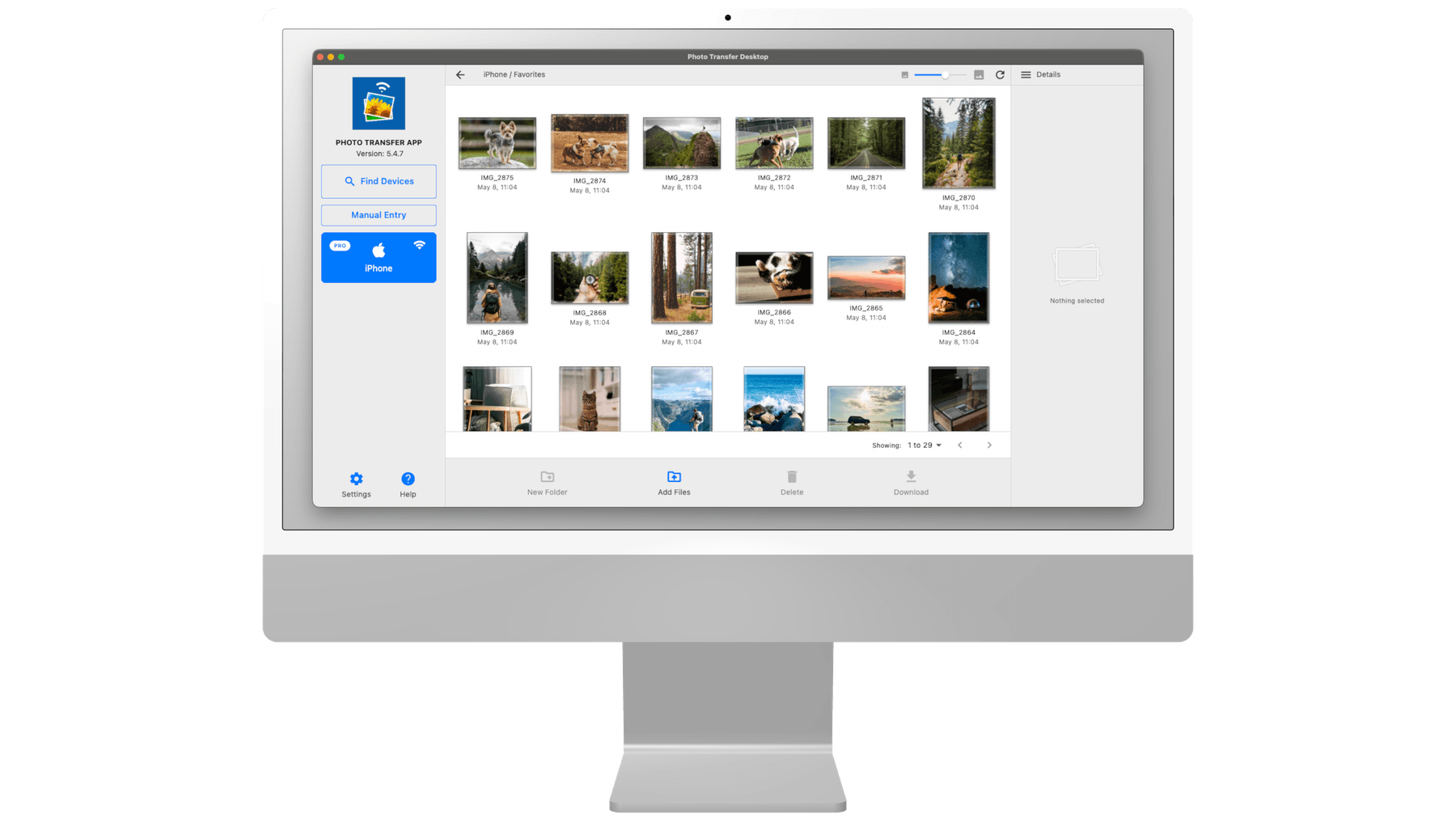 Photo Transfer App on macOS — receiving photos from iPhone over local WiFi via the Mac App Store